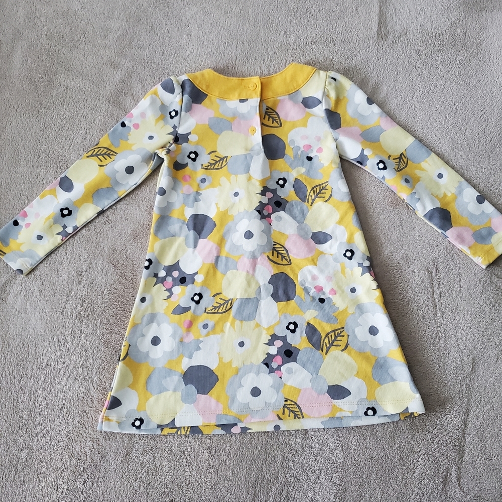 Gymboree Hello Yellow floral dress - Picture 4 of 4